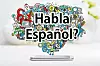 Habla Espanol concept with smartphone