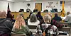 The council chamber at Peralta Town Hall was near capacity at the regularly-scheduled town council meeting on Tuesday, Dec. 9