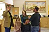 Tyler Otero, right, is sworn in to the Valencia County Flood Control District Board of Directors on Monday night, Jan. 8 in Los Lunas as his family watches.