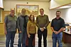 The Valencia County Flood Control District Board of Directors were sworn in Monday night. Pictured, from left, are Danny Goodson, Mike Montoya, Brenda Hume, Charles Schick and Tyler Otero. Schick, Hume and Otero are the newest additions to the board in 2026.