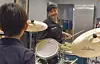 Ricardo Sanchez plays along with a student during a lesson at Rock 101 in Albuquerque. Sanchez started teaching at J Music in Los Lunas a year ago and just added lessons at Rock 101 to his schedule.