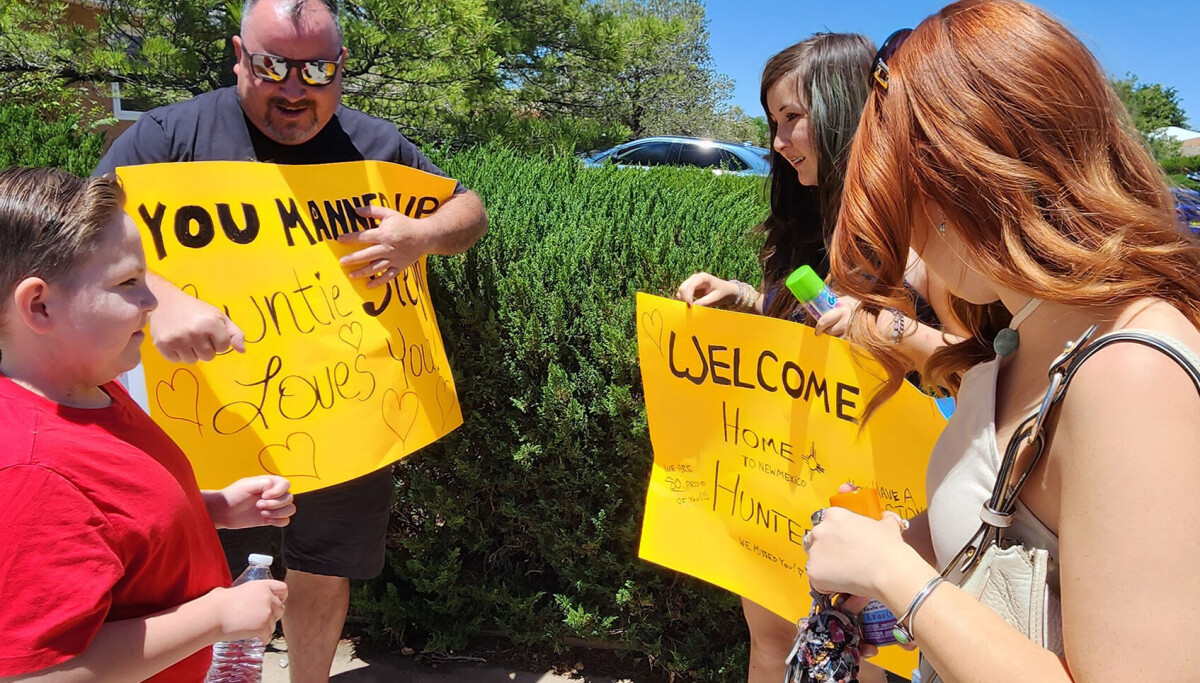 After second heart transplant, Hunter Rael returns home