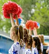 group of young girls cheerleader