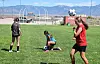 SPORTS-VHS Girls Soccer Practice4 3 COL.JPG