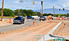 Construction at the intersection of N.M. 314 and Morris Road in Los Lunas has kicked up a notch this week as access to Morris Road is closed to traffic.