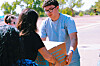 SODA students and staff helped pass out food and supplies from Feed the Children during the “Soda Cares” event on Monday, Aug. 17, at School of Dreams Academy in Los Lunas.
