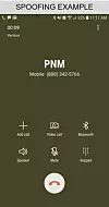 Spoofing-pnm-scam